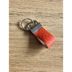 porte clé en cuir Pompadour