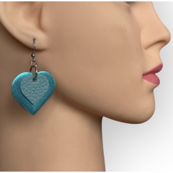 BIJOUX CŒURS EN CUIR