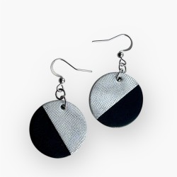 boucles d'oreilles en cuir Juillac en Corrèze