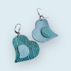 bijoux romantiques en forme de cœurs- asymétriques - Juillac en Corrèze