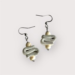 bijoux cuir torsadés création artisanale à Juillac en Corrèze