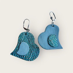 BIJOUX CŒUR EN CUIR ST AULAIRE CORREZE