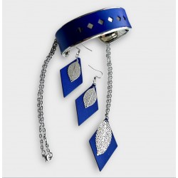 objat parure bijoux cuir PAULA