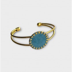 BRACELET JONC INTÉRIEUR CUIR