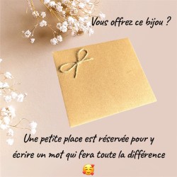 Packaging Céline avec espace pour écrire un message cadeau