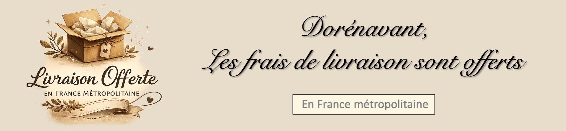 frais de livraison offerts